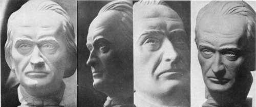 4 bustes de baudelaire