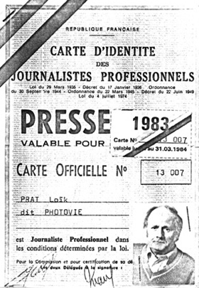 carte journaliste prat